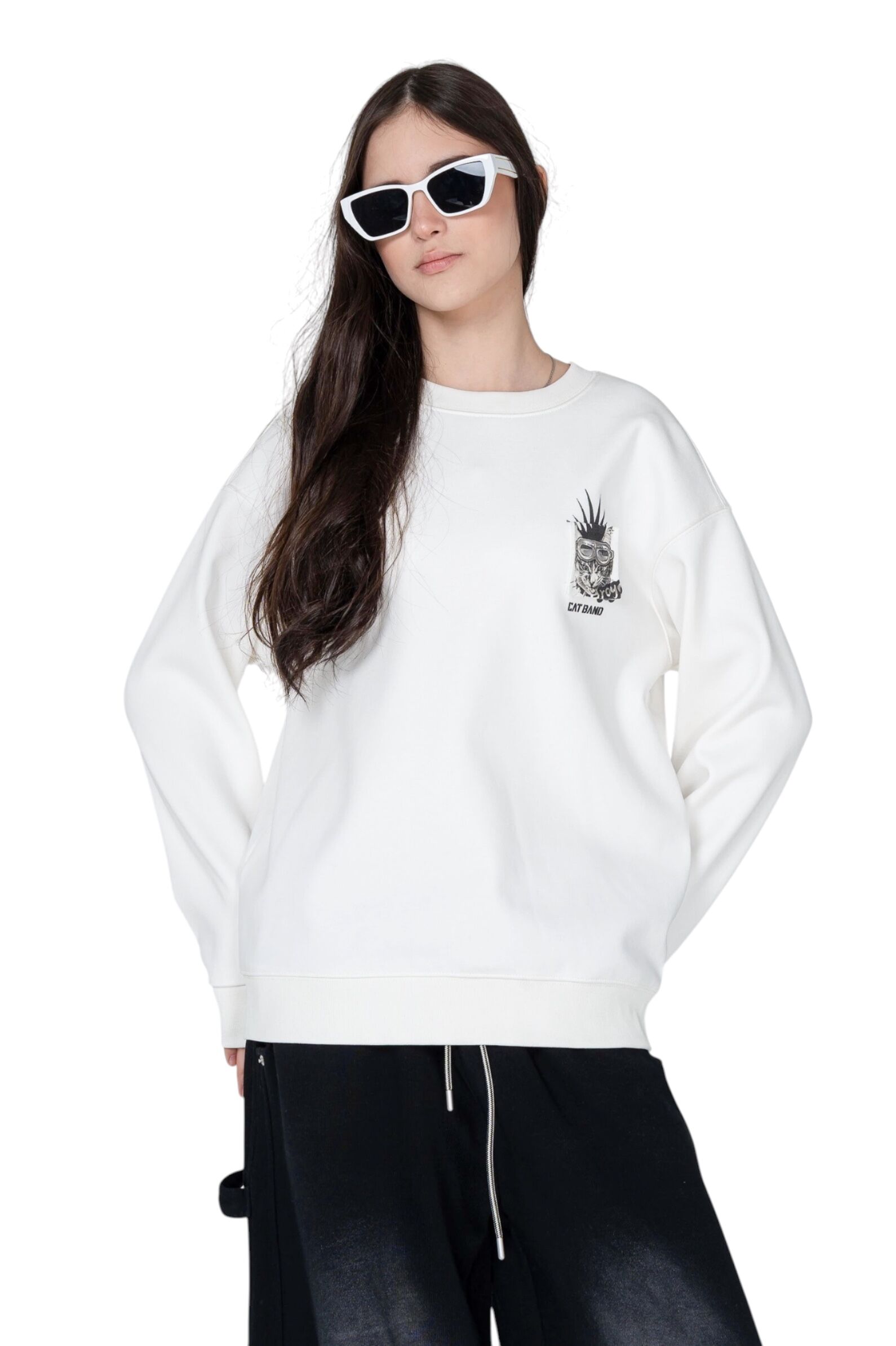 Свитшот АРТ.XS6275,мол-чер,хл-пэ