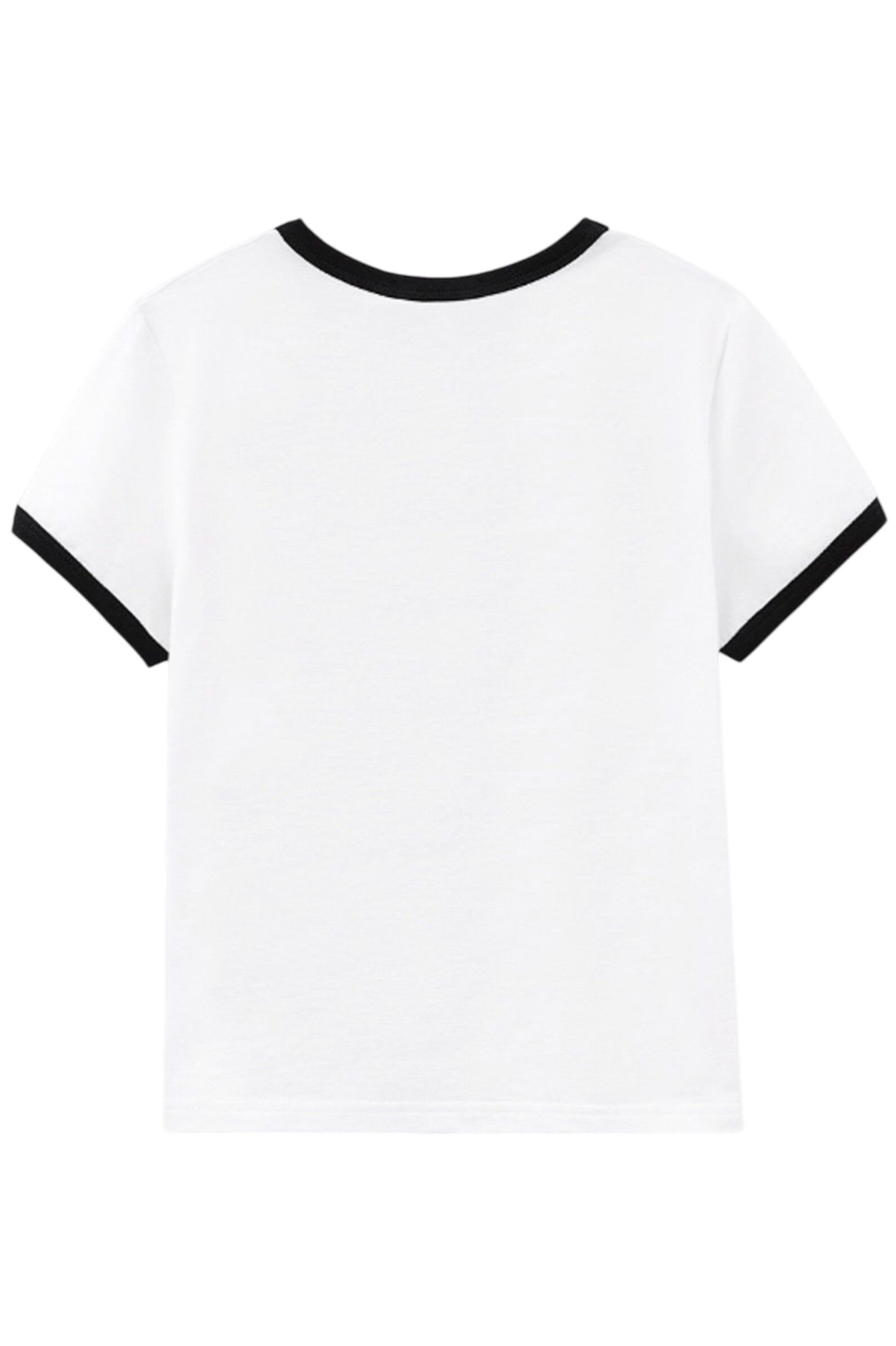 Футболка дев. АРТ.260133,бел-чер,хл-эл