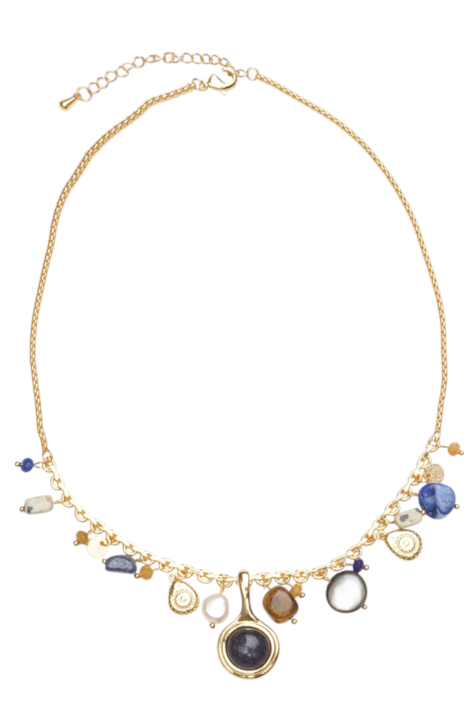 Колье АРТ.J.337,зол-мул