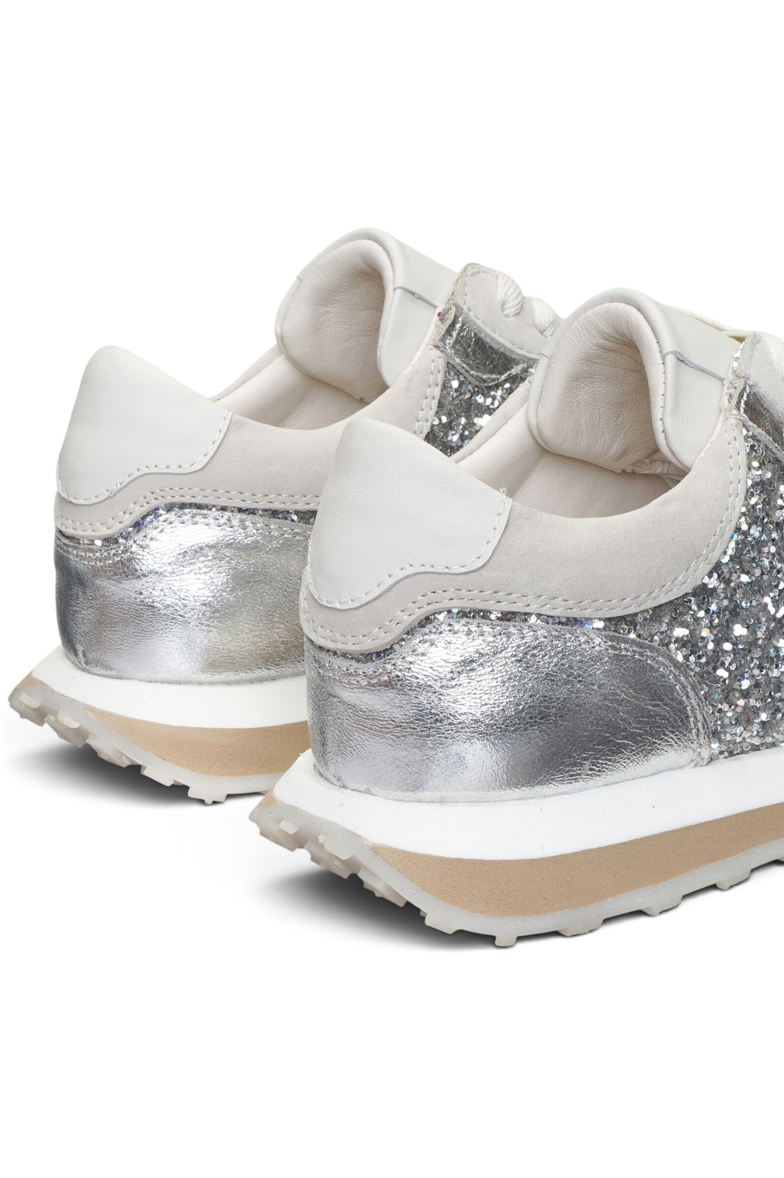 Кроссовки жен. АРТ.26YA-0090,сер,н.к-глит/н.к