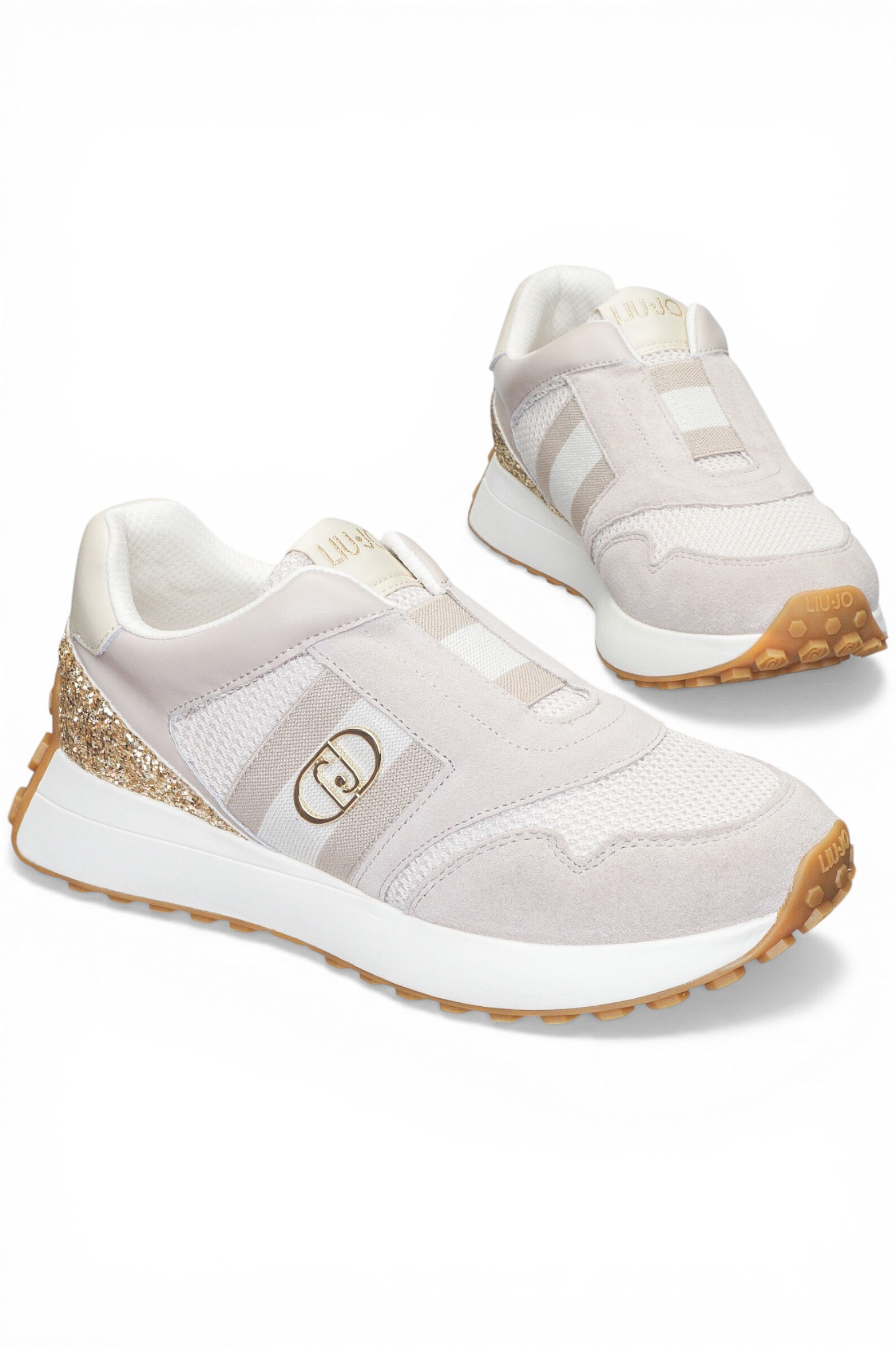 Кроссовки жен. АРТ.BA6043PX380S3985,беж-сер,н.з-к-т-/тек