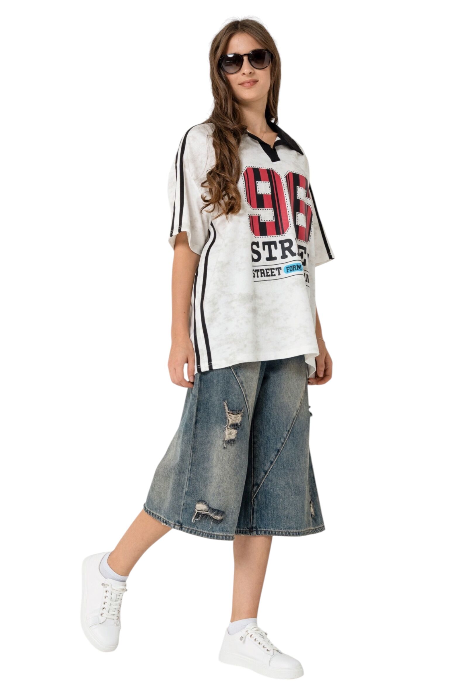 Поло АРТ.XS262001,сер-бел,хл