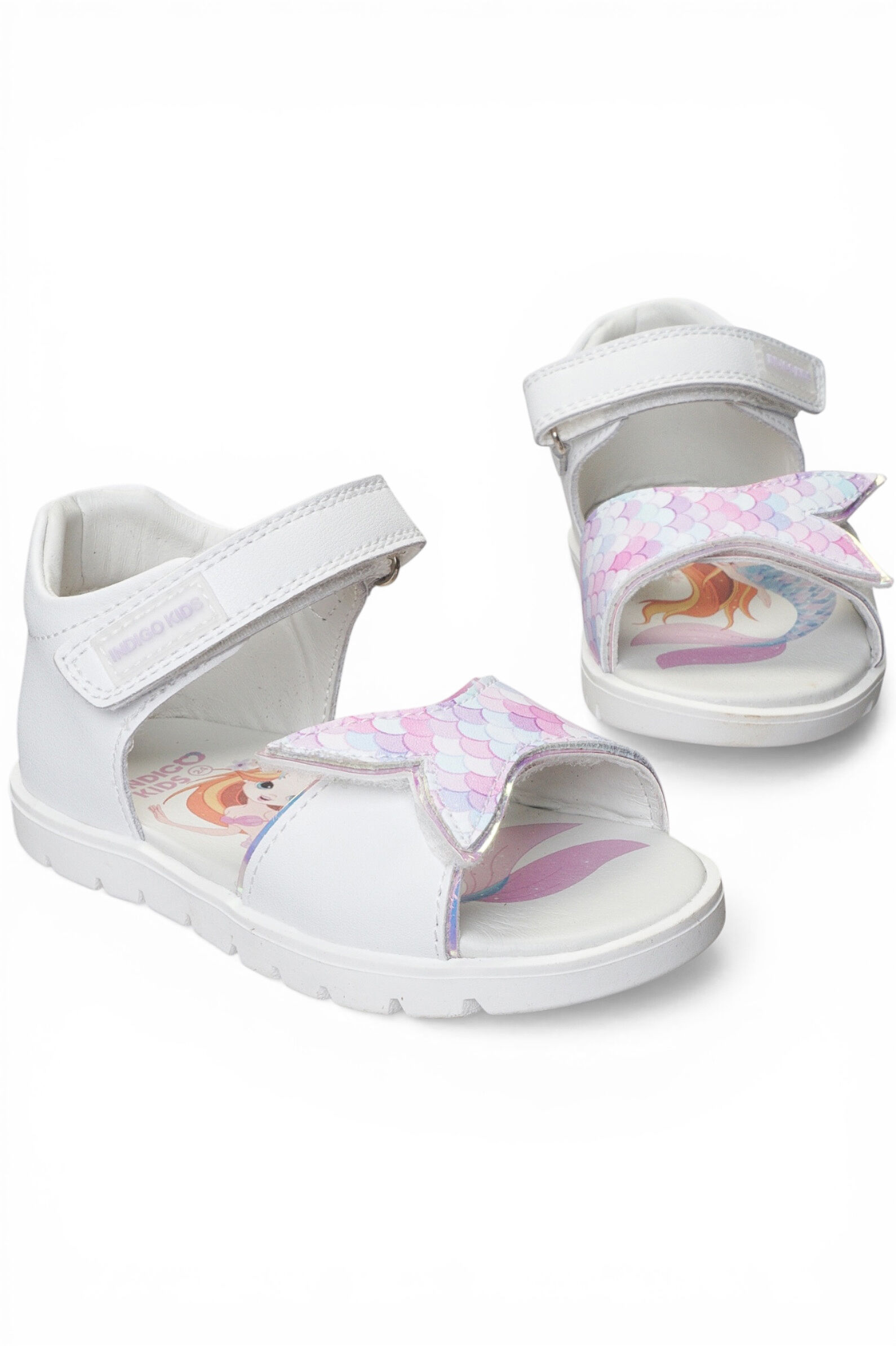 Сандалии дев. АРТ.11-220A,бел,н.к/н.к