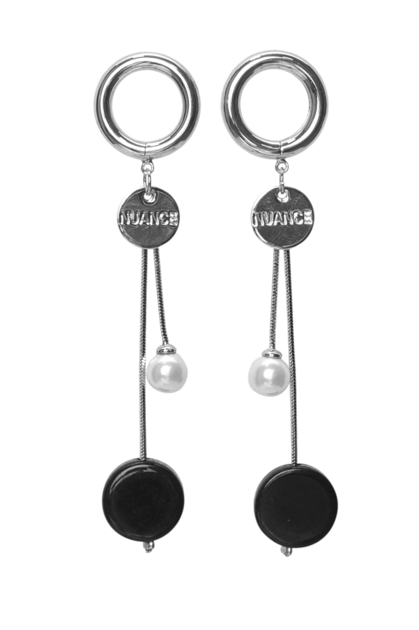 Серьги АРТ.S/26/41,сереб-чер