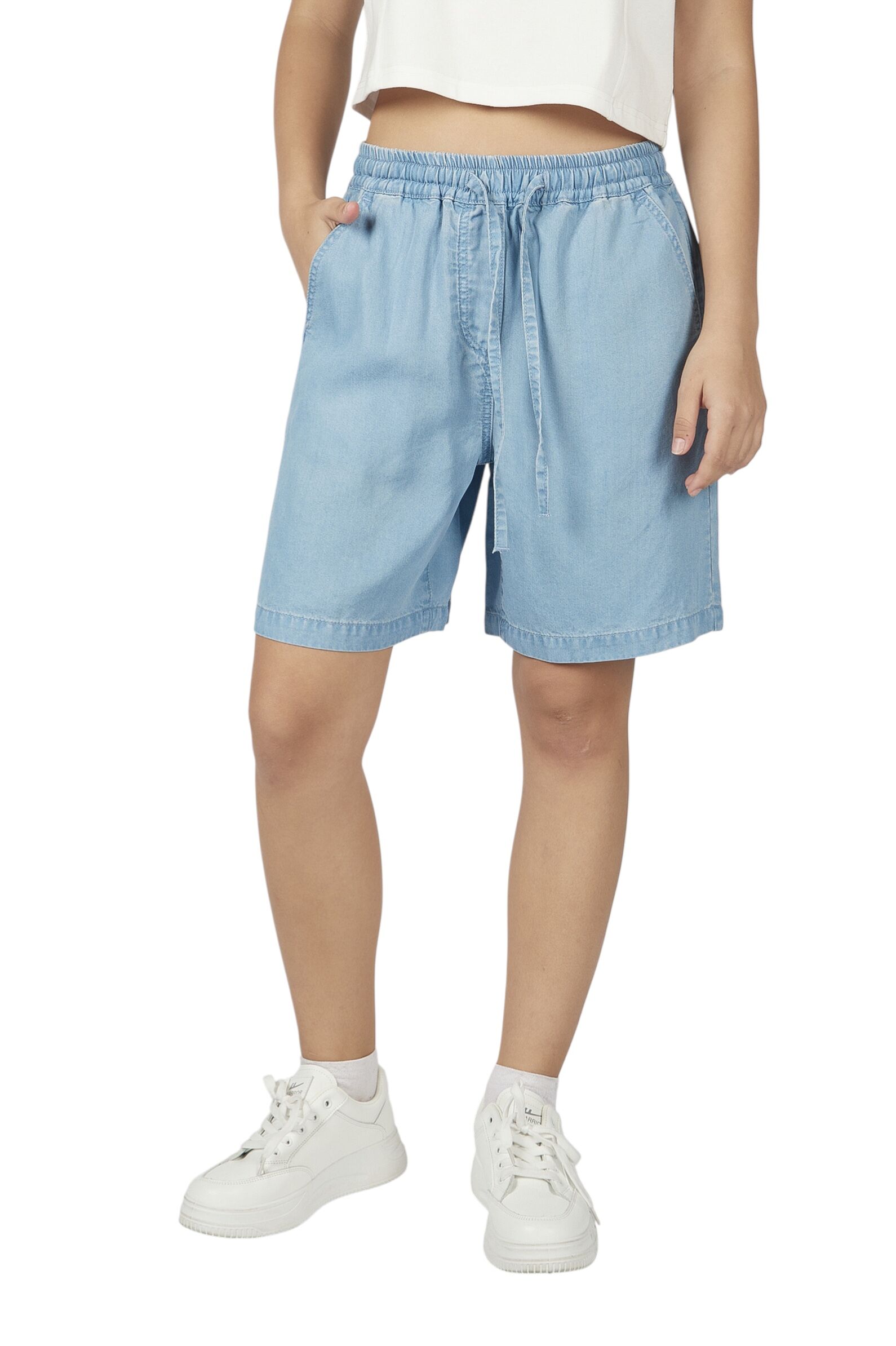 Шорты дев. АРТ.G-JN26098,гол,тенсель