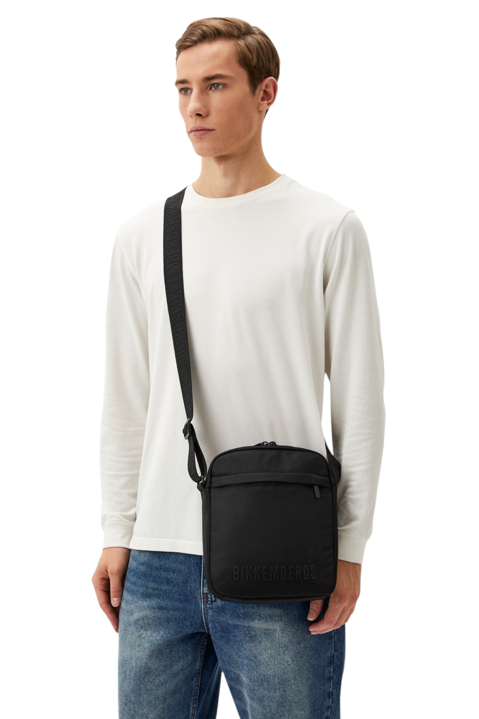 Сумка муж. АРТ.BKBO00882T,чер,тек/тек