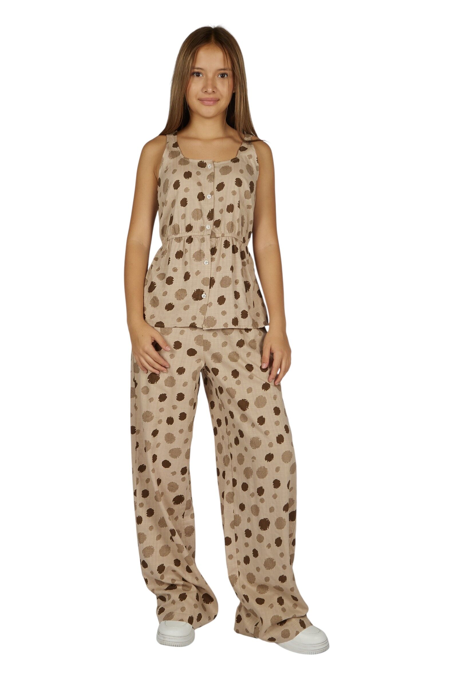 Топ дев. АРТ.G-SH26094F,беж-кор,хл