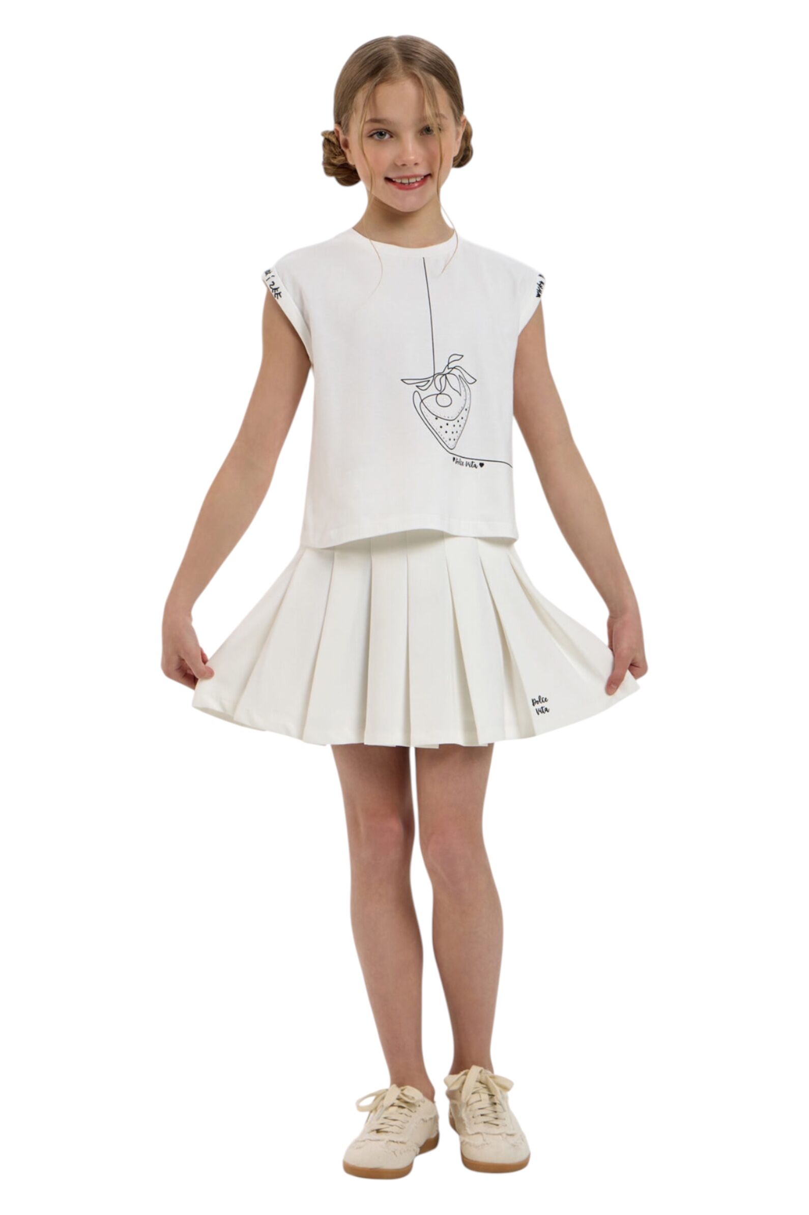 Юбка дев. АРТ.48.136,мол,пэ-вис-пу/хл